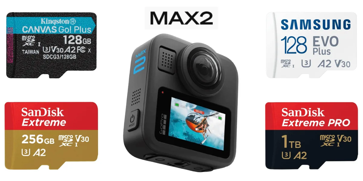 MicroSD card GoPro MAX