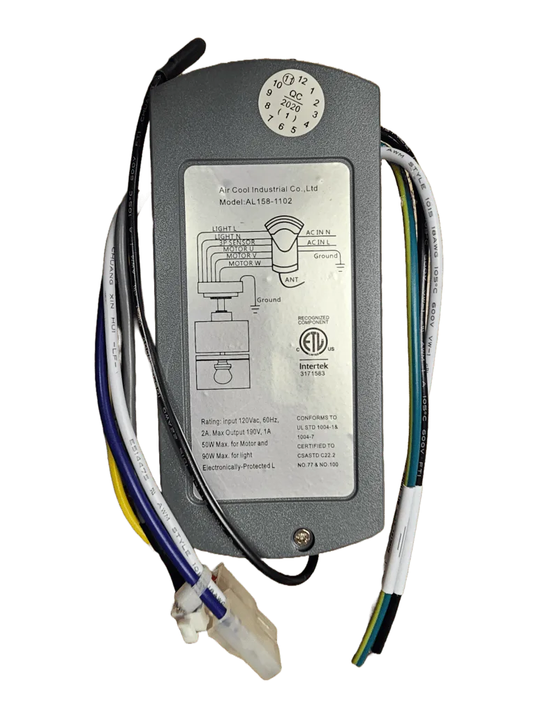 Minka Aire fan canopy receiver
