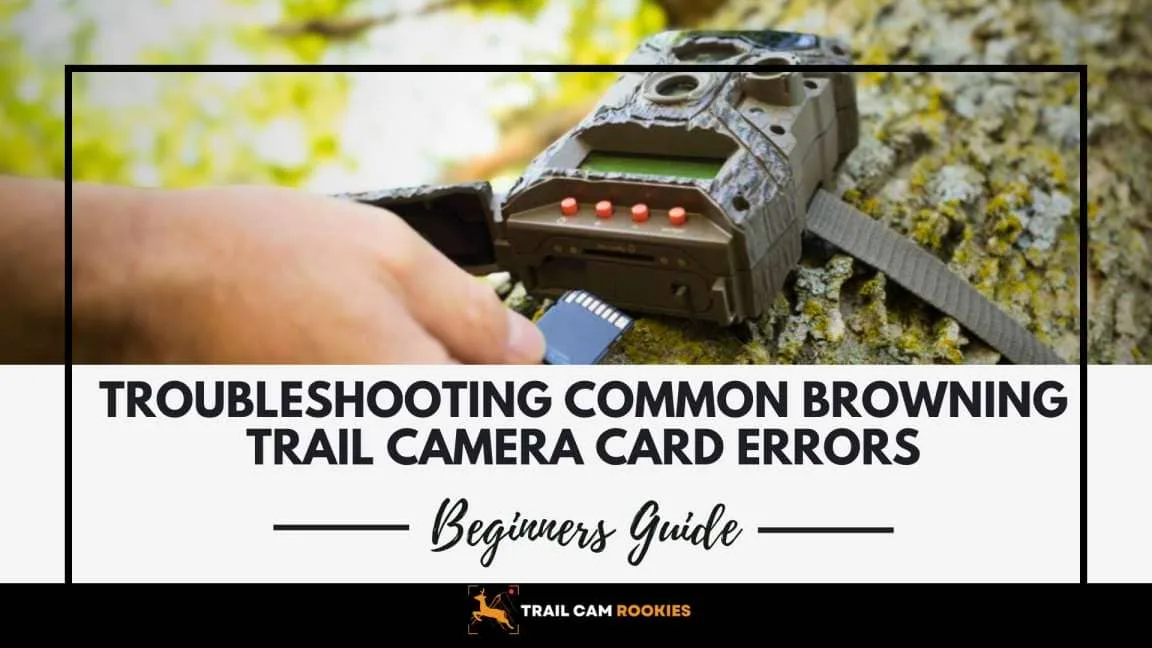 Moultrie Edge SD card troubleshooting
