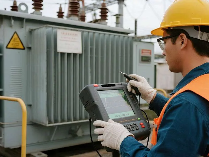 multimeter testing transformer