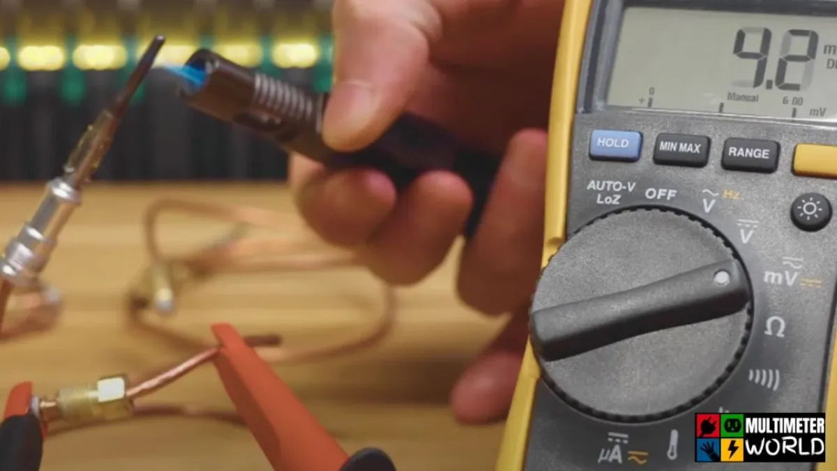 multimeter thermocouple test