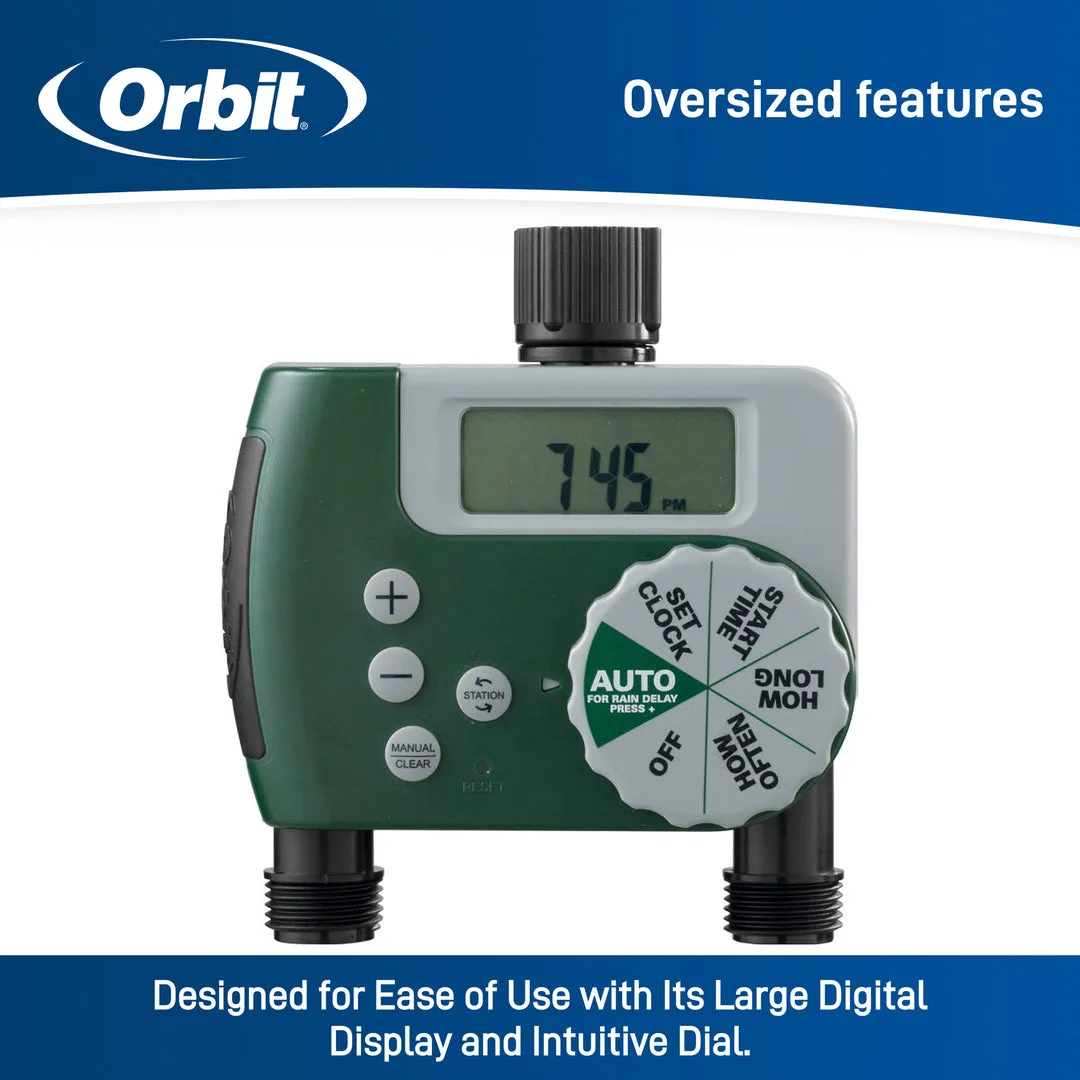 Orbit 2 Outlet Hose Faucet Timer Troubleshooting