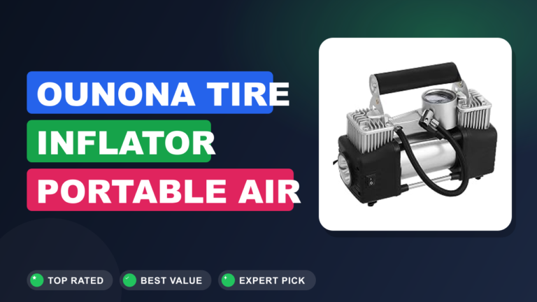 OUNONA Tire Inflator Portable Air Compressor Review