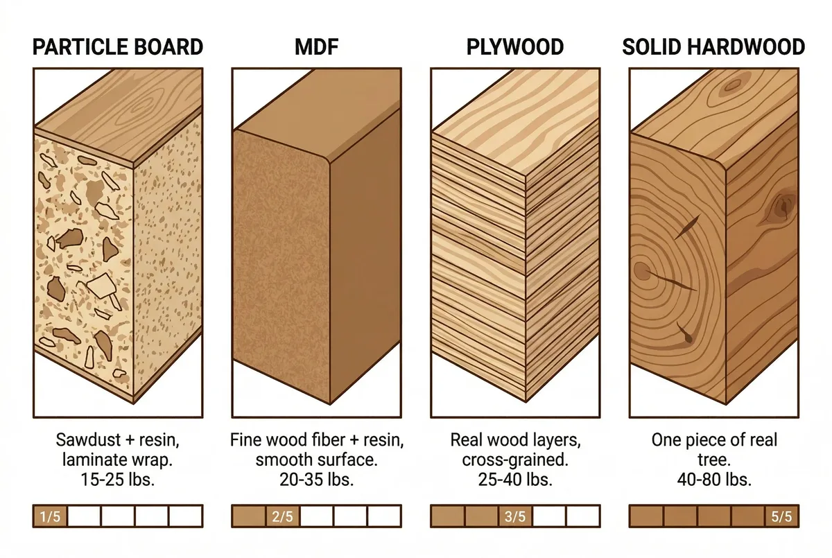 Particle board