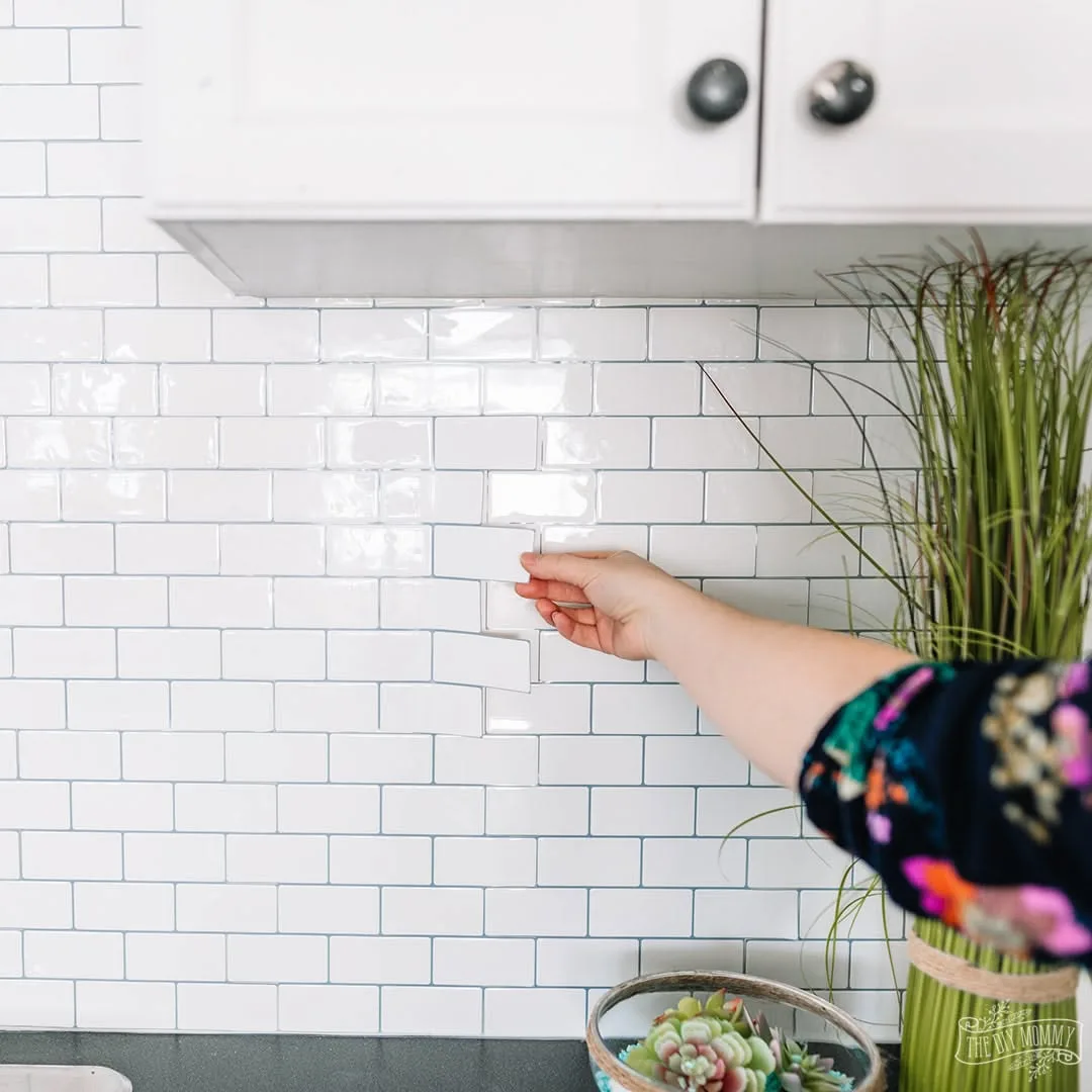 peel-and-stick backsplash panels