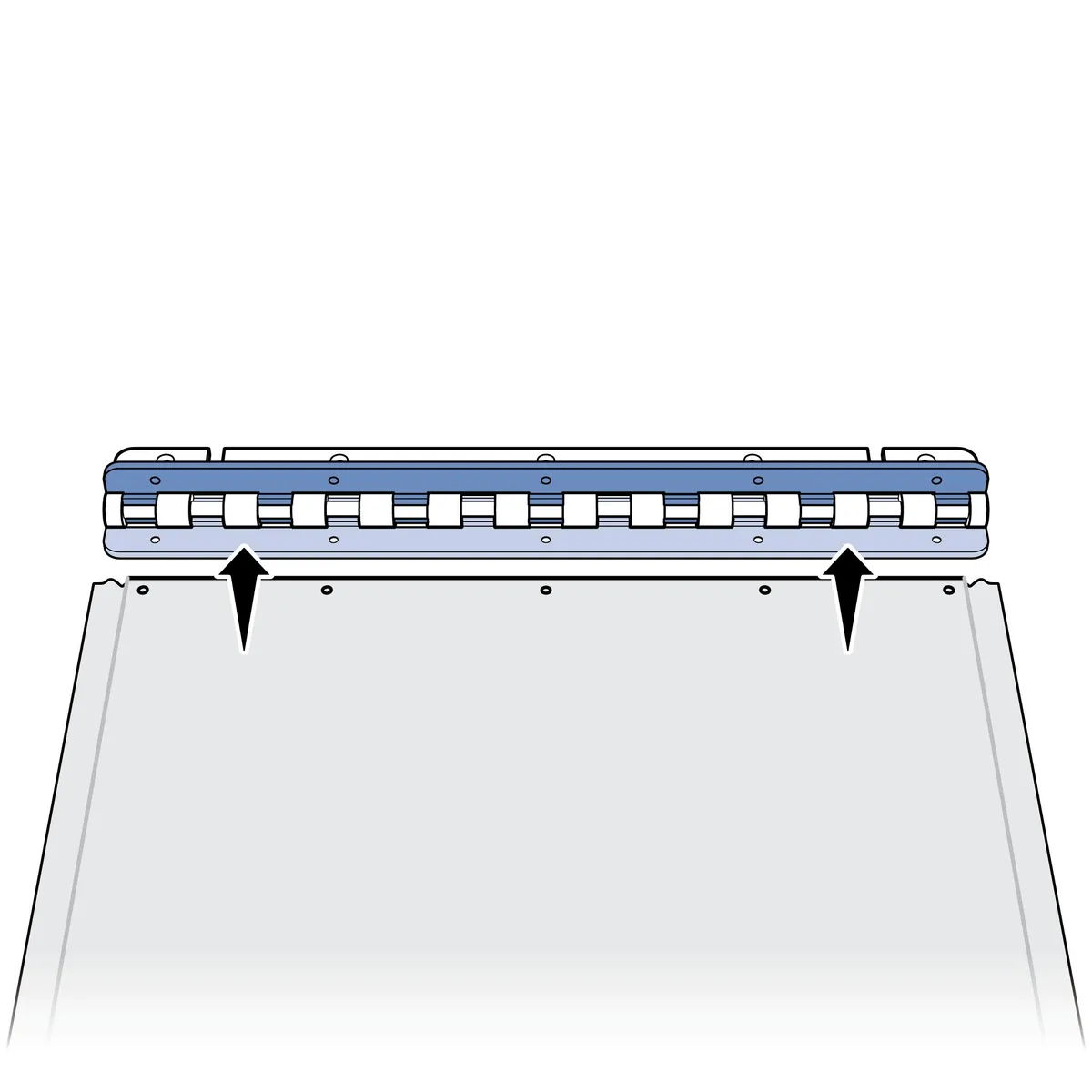 pet door motorized flap assembly