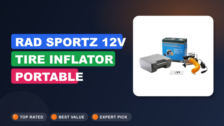 RAD Sportz 12V Tire Inflator Portable Review