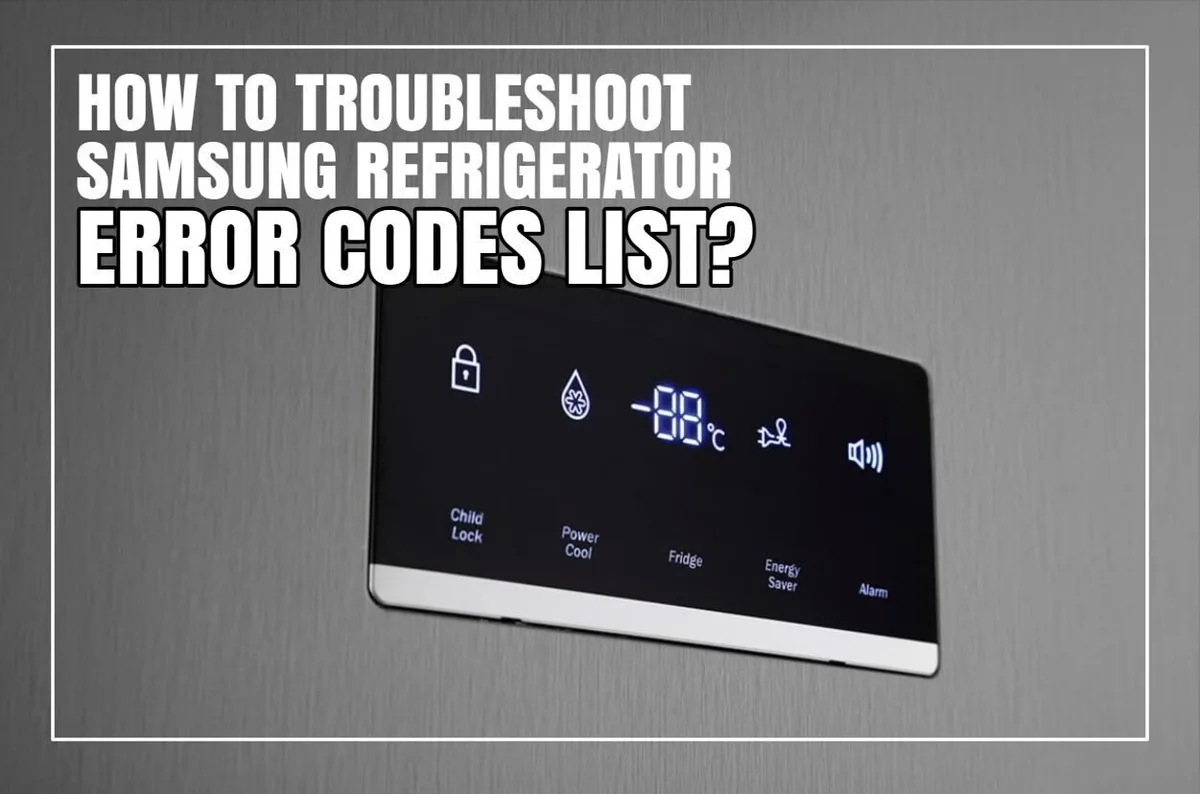 refrigerator error codes