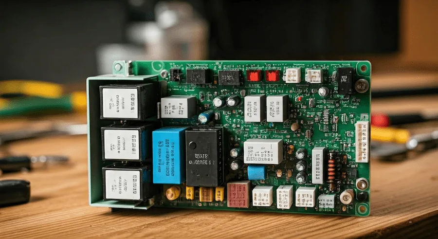 Rheem furnace control board LED