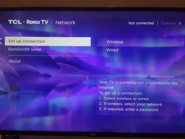 Roku TV Wi-Fi connection problem