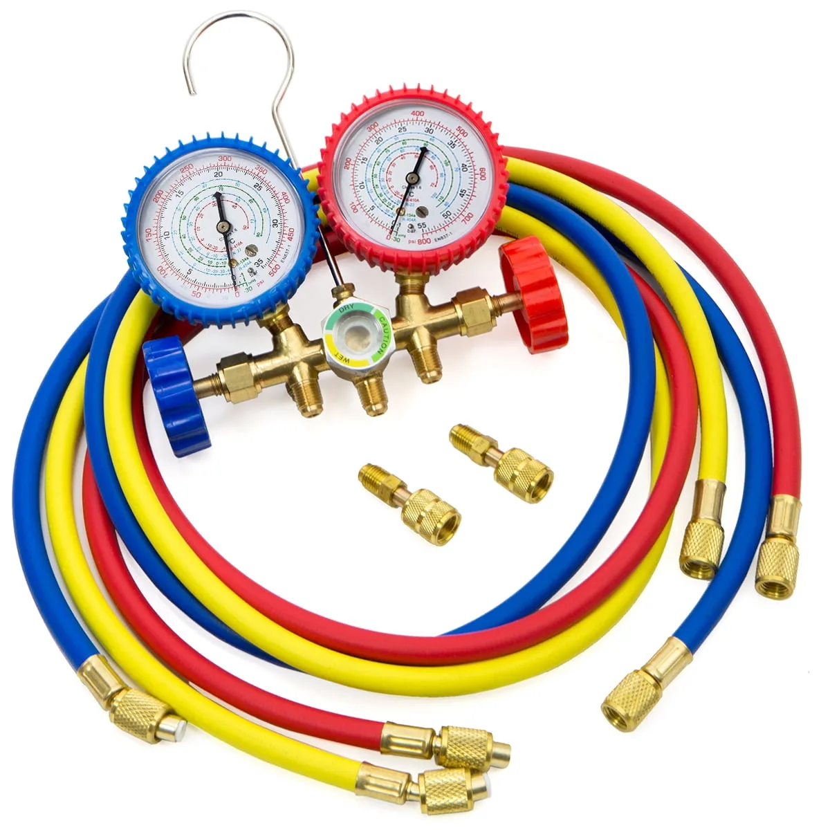 RV AC manifold gauge set readings