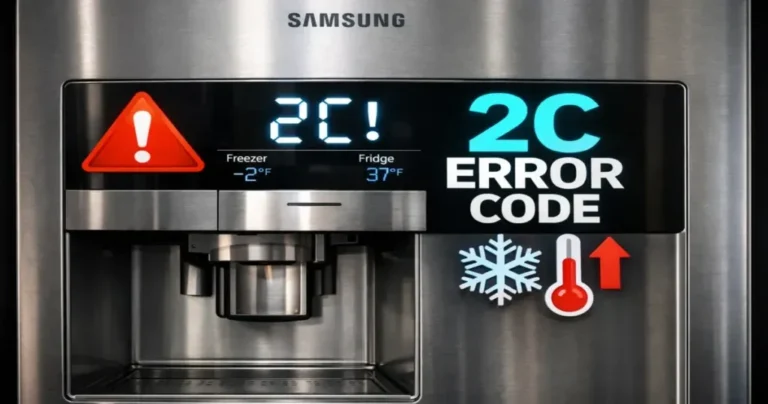 Samsung Refrigerator Error Code 22c