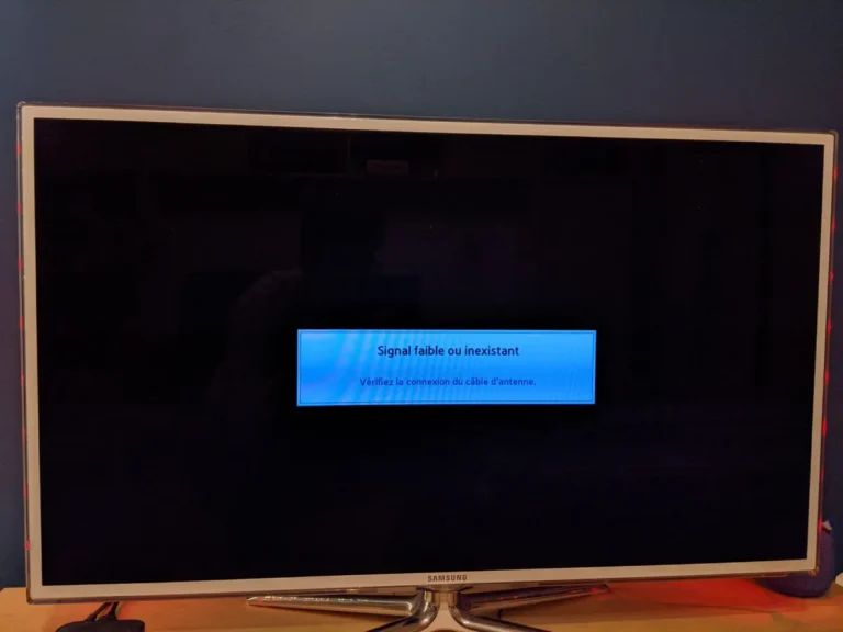 Samsung TV no signal HDMI input