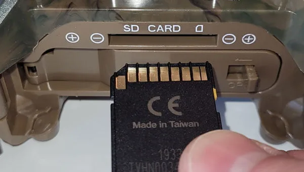 SD Card Error Bushnell CelluCORE