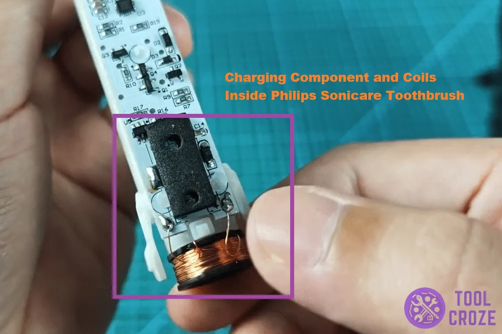 Sonicare handle bottom debris
