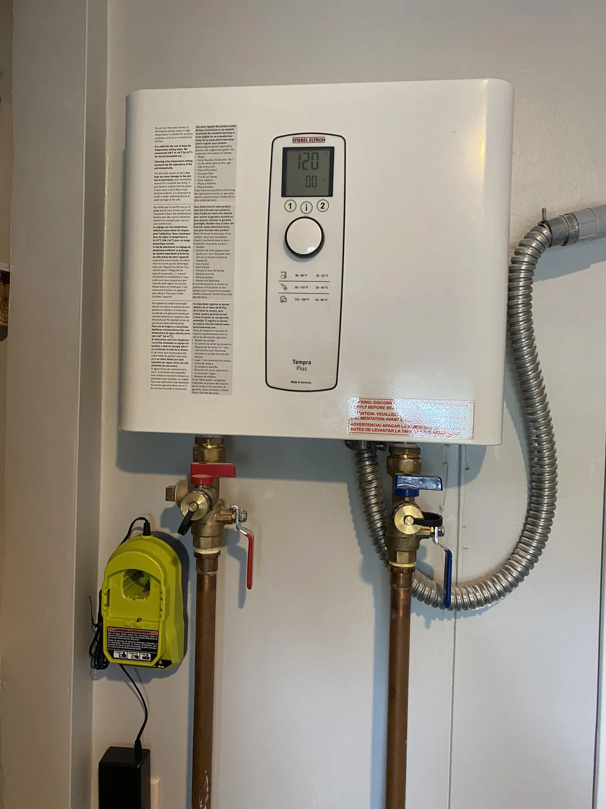 Stiebel Eltron inlet filter screen