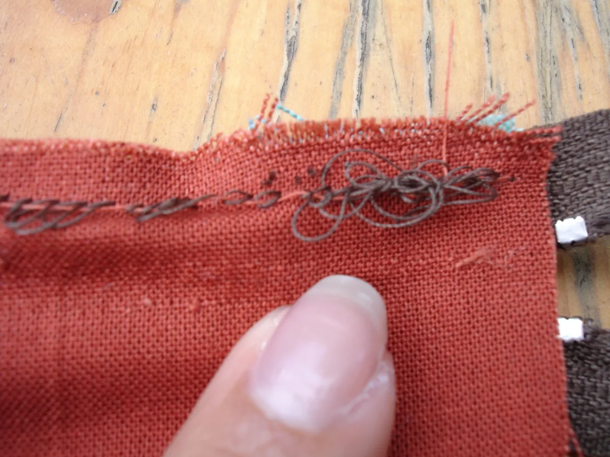 thread bunching birdnesting