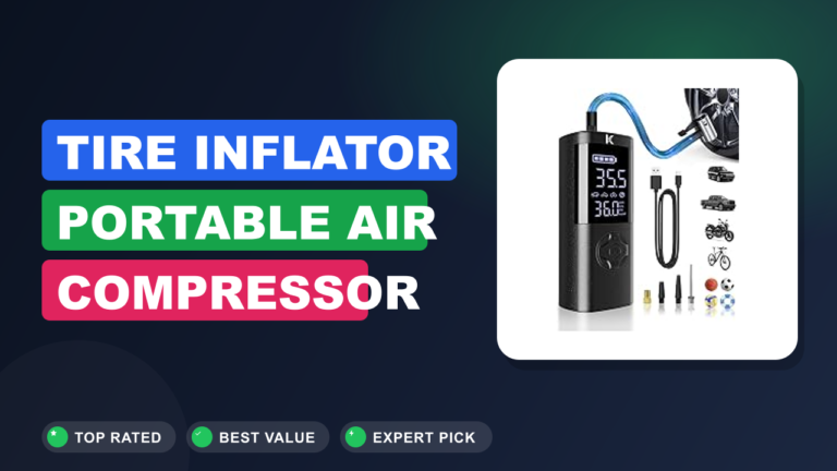 Tire Inflator Portable Air Compressor Cordless Review