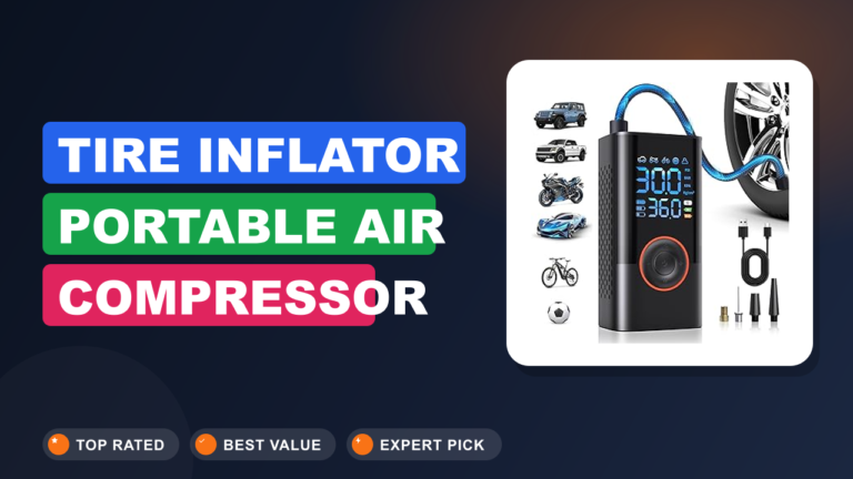 Tire Inflator Portable Air Compressor Cordless Review