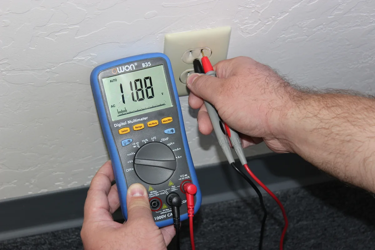 TV power cord test