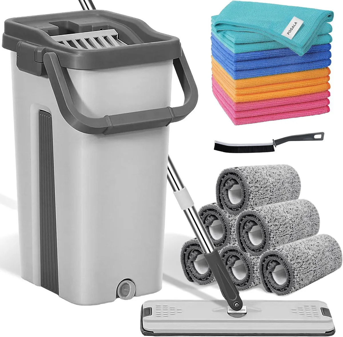 two-bucket wipe-down method