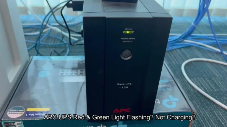 UPS not working after power cut