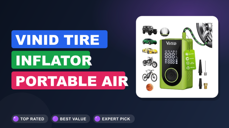 Vinid Tire Inflator Portable Air Compressor Review