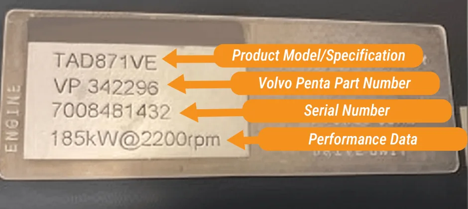 Volvo Penta Serial Number