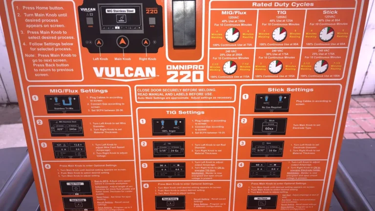 Vulcan Omnipro 220 Problems