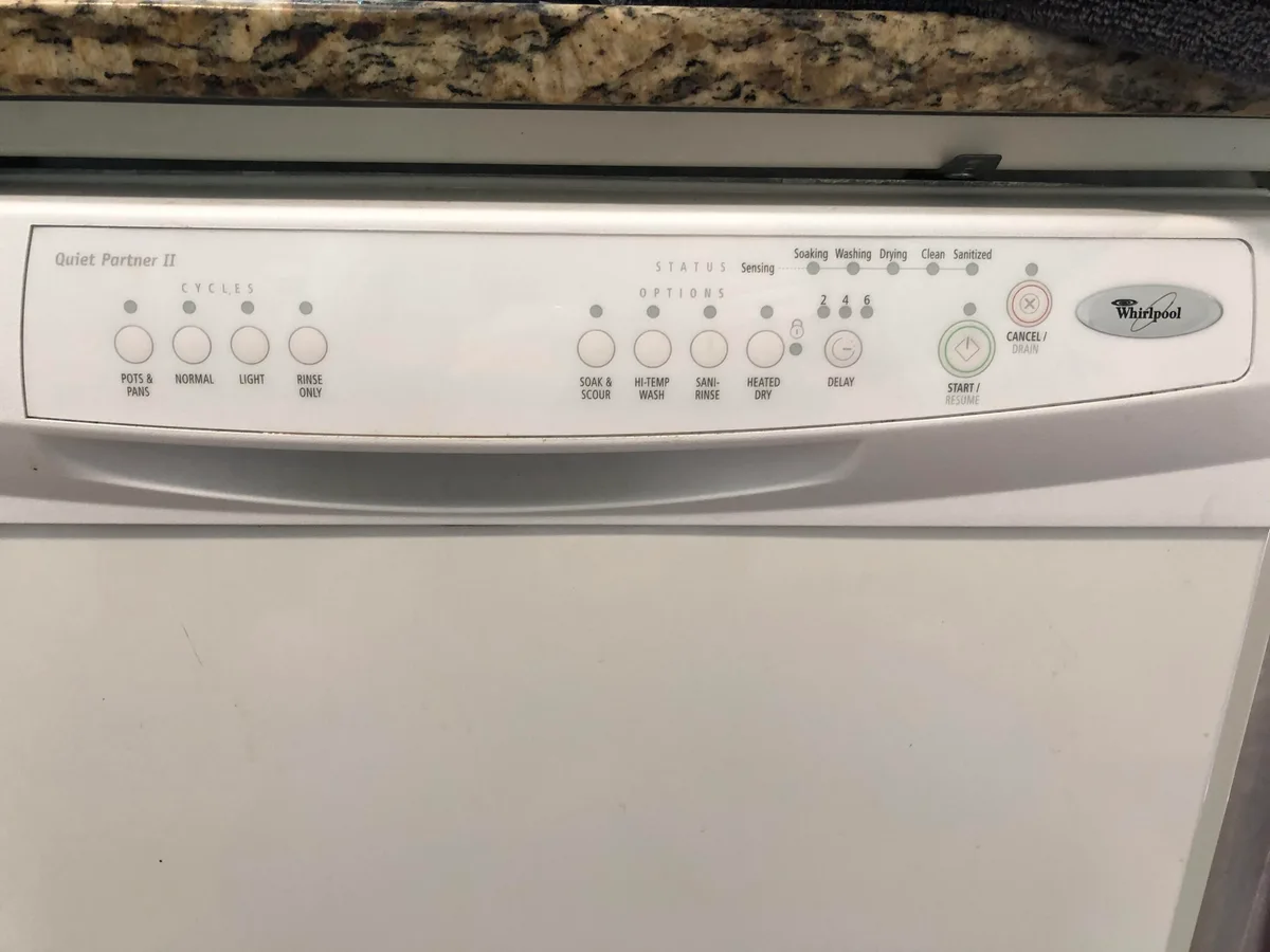 Whirlpool Quiet Partner 2 Dishwasher Troubleshooting