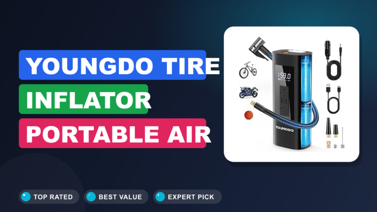 YOUNGDO Tire Inflator Portable Air Compressor Review