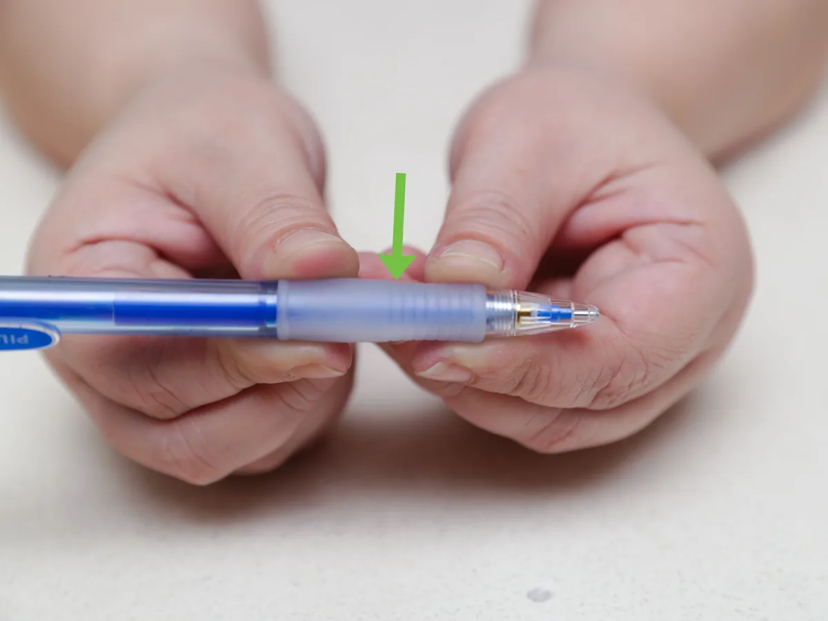 Refilling a pencil